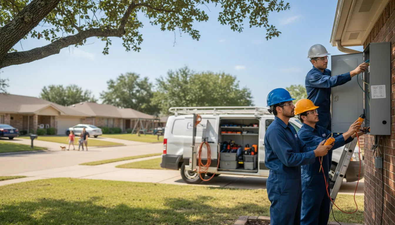 Certified electrician providing emergency electrical services in Ruthven, IA